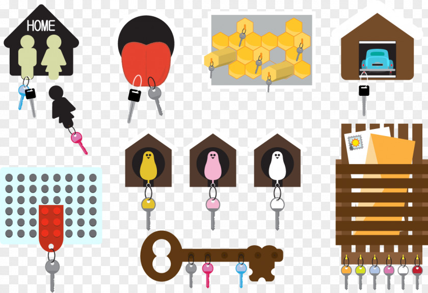 Vector Key Fob Clip Art PNG