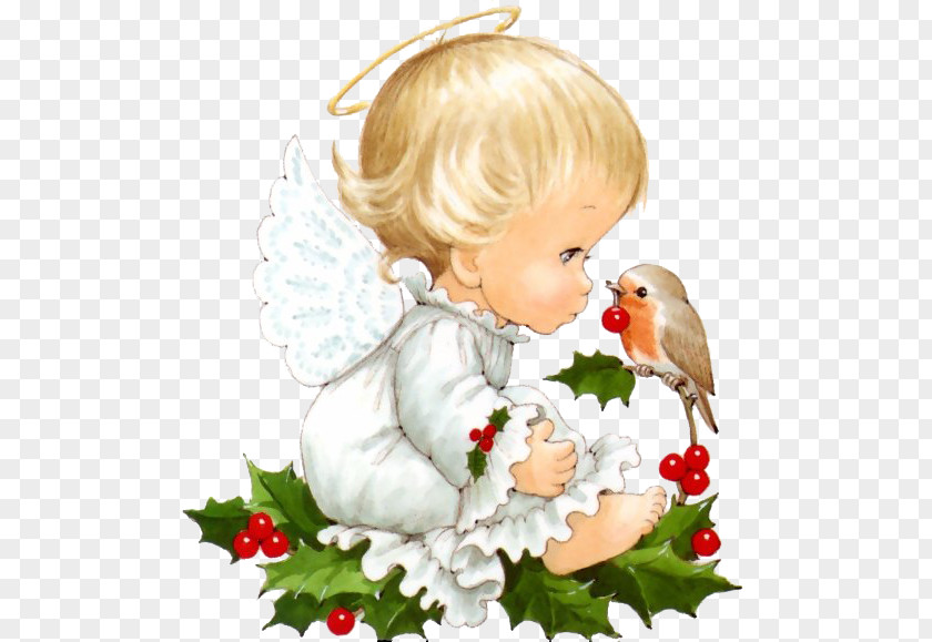Angel Baby Christmas Clip Art PNG