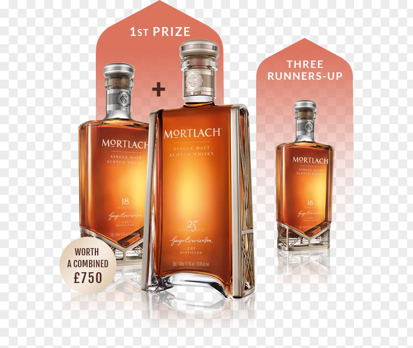 Booker Prize Liqueur Mortlach Distillery Glass Bottle Whiskey Scotch Whisky PNG