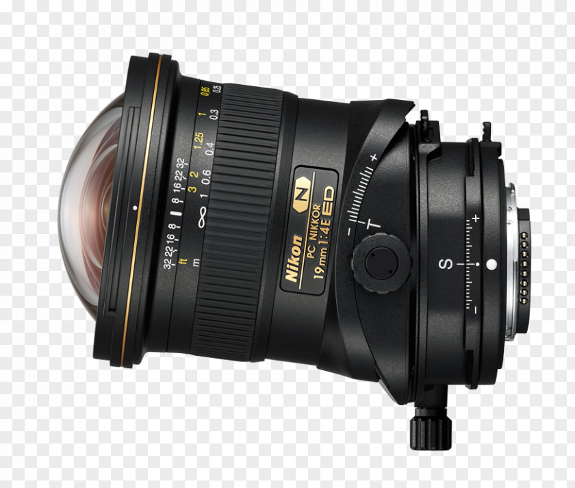 Camera Lens Nikon PC-E Nikkor 24mm F/3.5D ED Perspective Control PNG