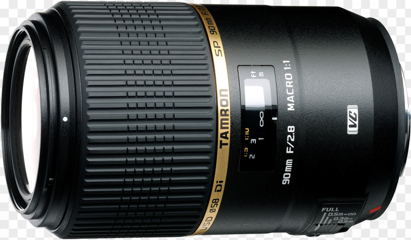 Camera Lens Tamron SP 70-200mm F/2.8 Di VC USD AF 90mm 1:1 Macro Photography PNG