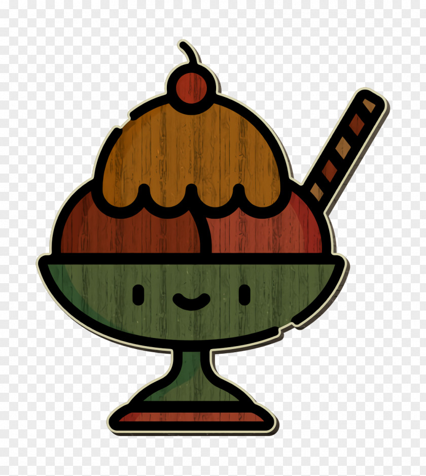 Cartoon Food Icon Tropical Ice Cream PNG