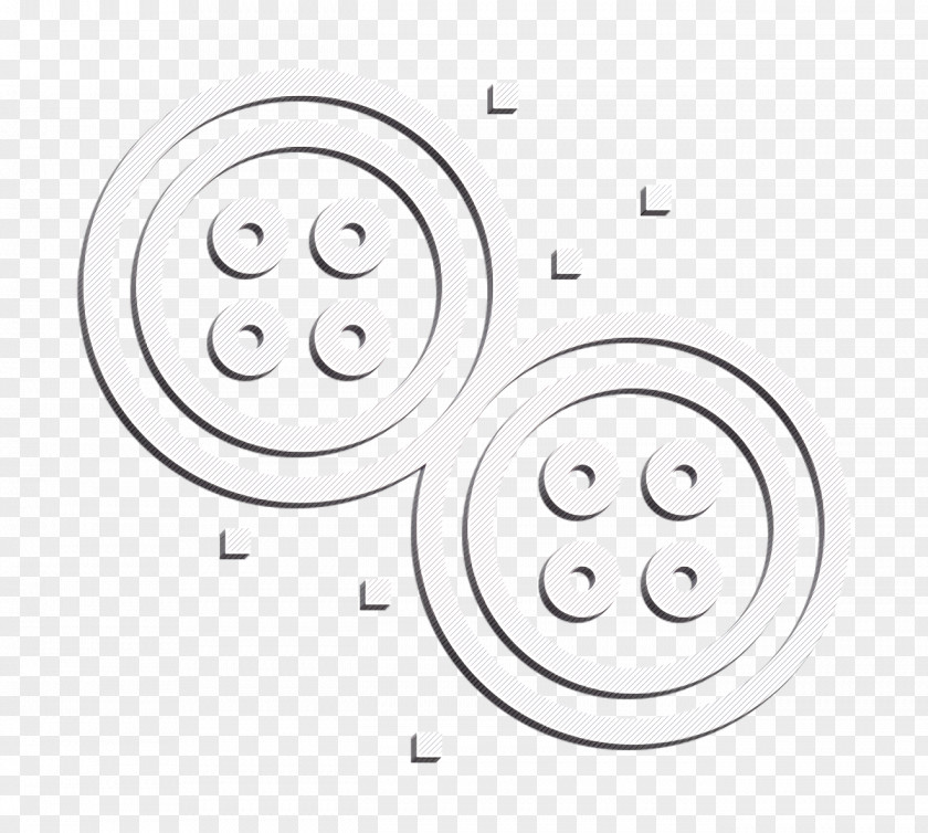 Craft Icon Buttons Clothing Button PNG