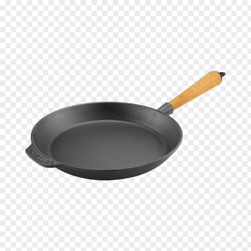 Frying Pan Cast Iron Cast-iron Cookware Handle Induction Cooking PNG