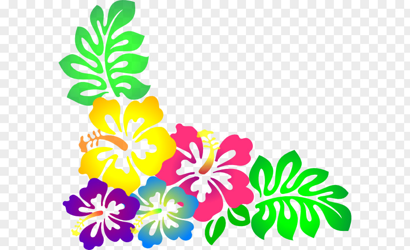 Hawaiian Background Cliparts Flower Clip Art PNG