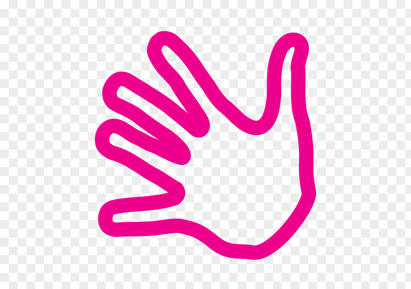Online Store Thumb Line Pink M Clip Art PNG