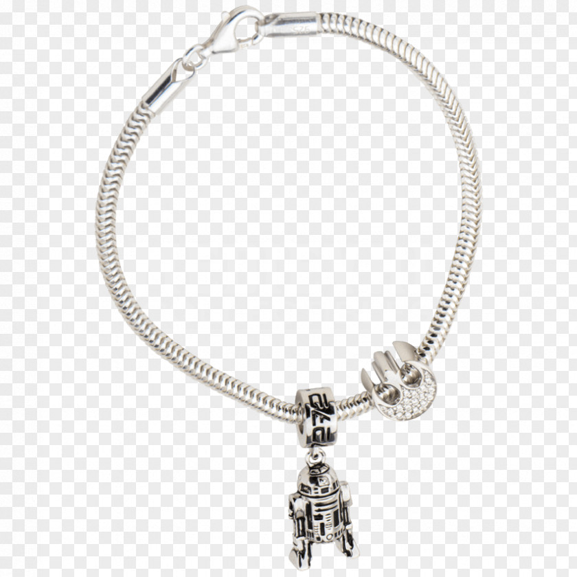 R2d2 R2-D2 Jewellery Bracelet Earring Silver PNG