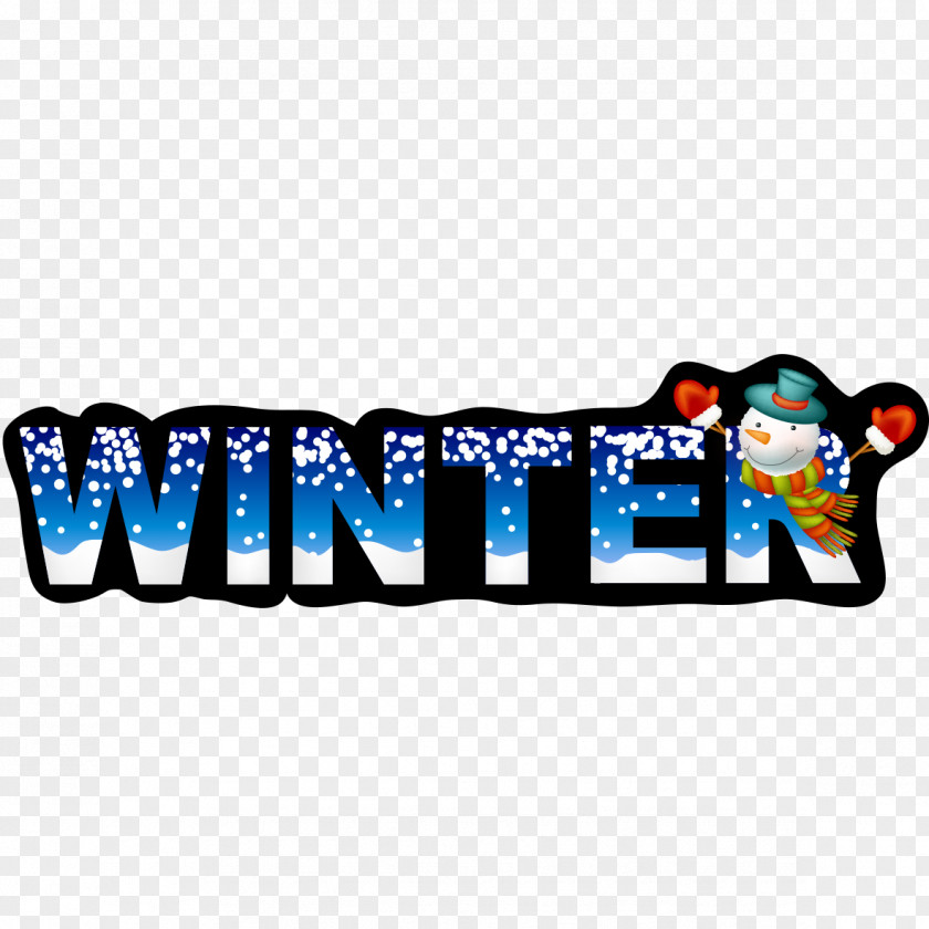 Winter WordArt Spring Summer Season Adobe Illustrator PNG