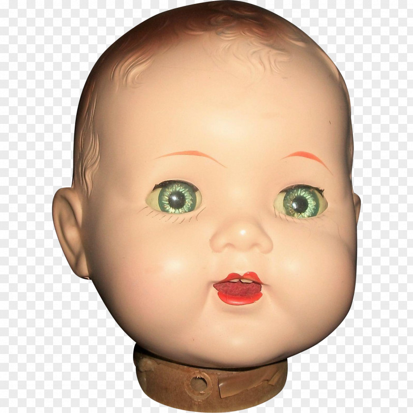 Doll Miniland Educational Corporation Newborn Baby Cheek Dollhouse Head PNG