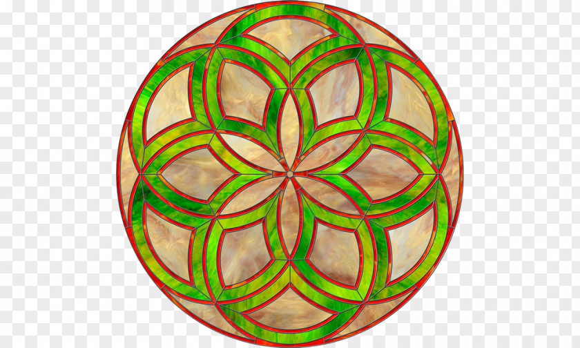 Easter Egg Green Symmetry Pattern PNG