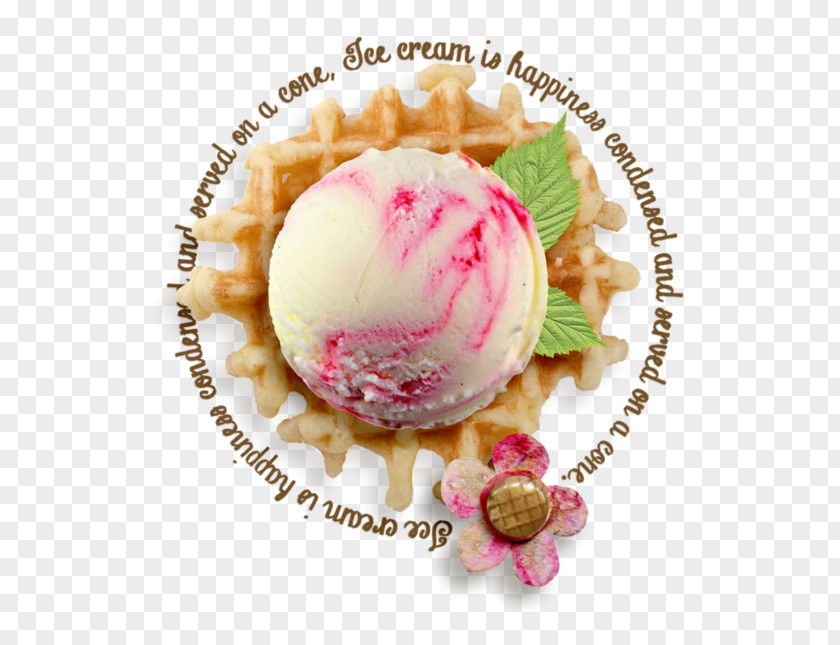 Ice Cream Praline Petit Four Flavor PNG