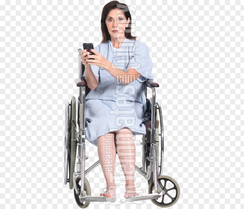 Mature Girls Motorized Wheelchair Sitting Health Beauty.m PNG