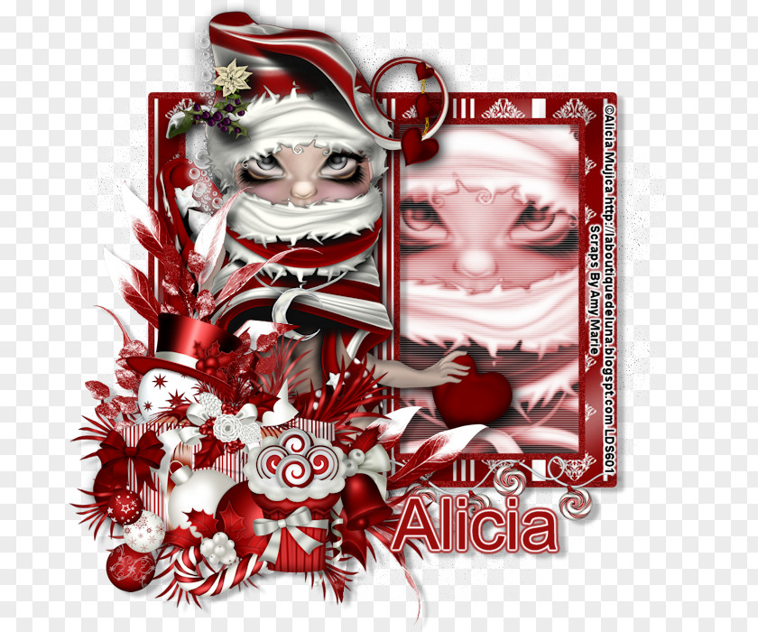 ALICIA MUJICA Poster Christmas Character PNG