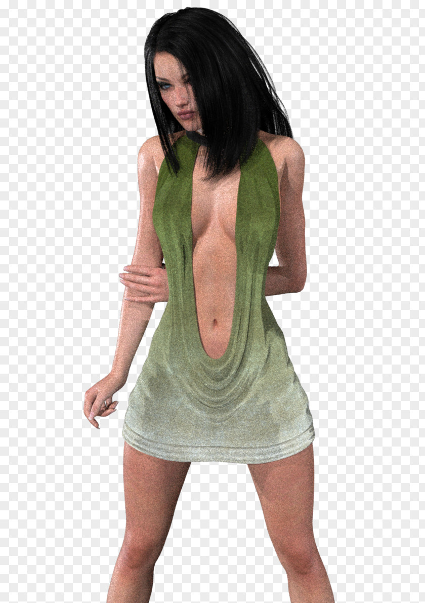 Eva Green 3 Costume Shoulder PNG