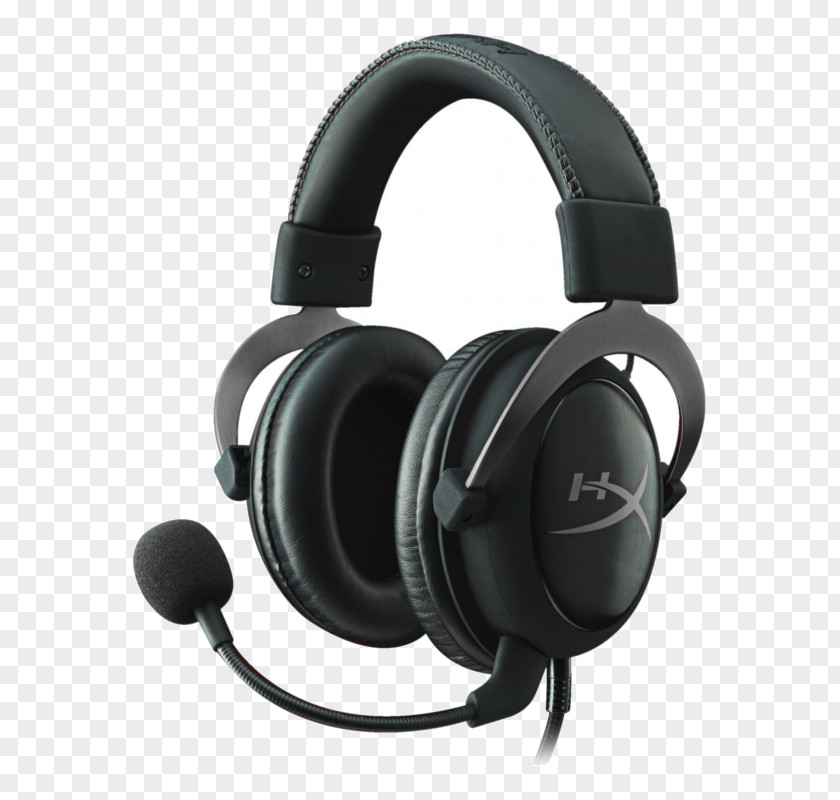 Headphones Kingston HyperX Cloud II Headset 7.1 Surround Sound Cards & Audio Adapters PNG