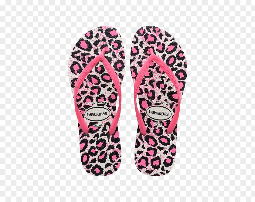 Leopard Flip-flops Animal Print Havaianas Shoe PNG