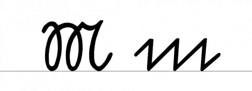M And Logo Brand Line Font PNG