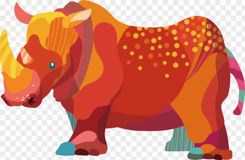 Rhino Creative Rhinoceros Drawing PNG