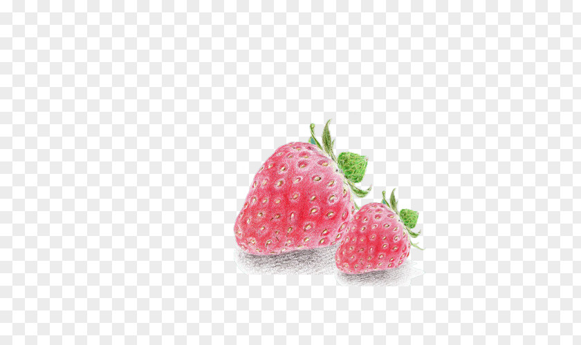 Simple Cute Little Fresh Strawberry Red Color Of Lead Aedmaasikas Icon PNG