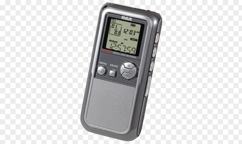 Voice Recorder Digital Audio Dictation Machine Sound Recording And Reproduction RCA RP5120 USB PNG