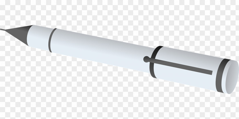 White Mechanical Pencil PNG