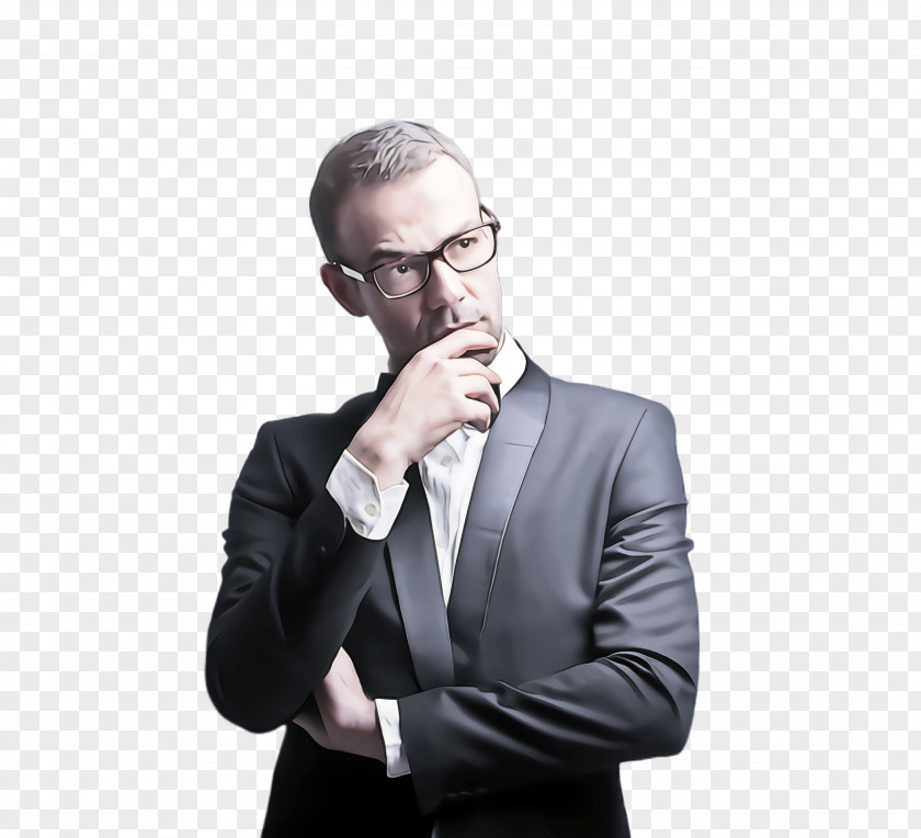 Whitecollar Worker Tuxedo Glasses PNG