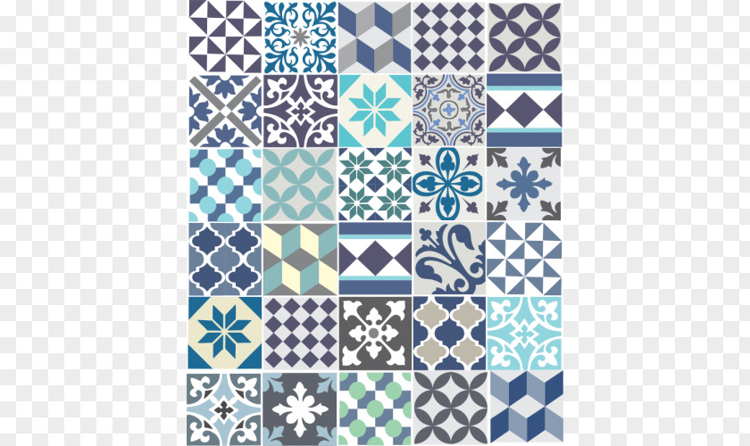 Cement Tile Blue Azulejo Adhesive PNG