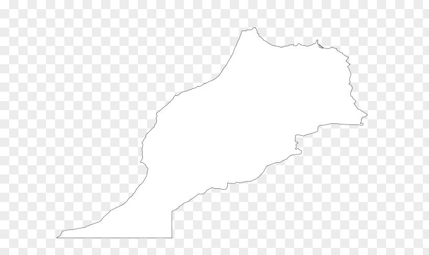 Marokko Product Design Line Map PNG