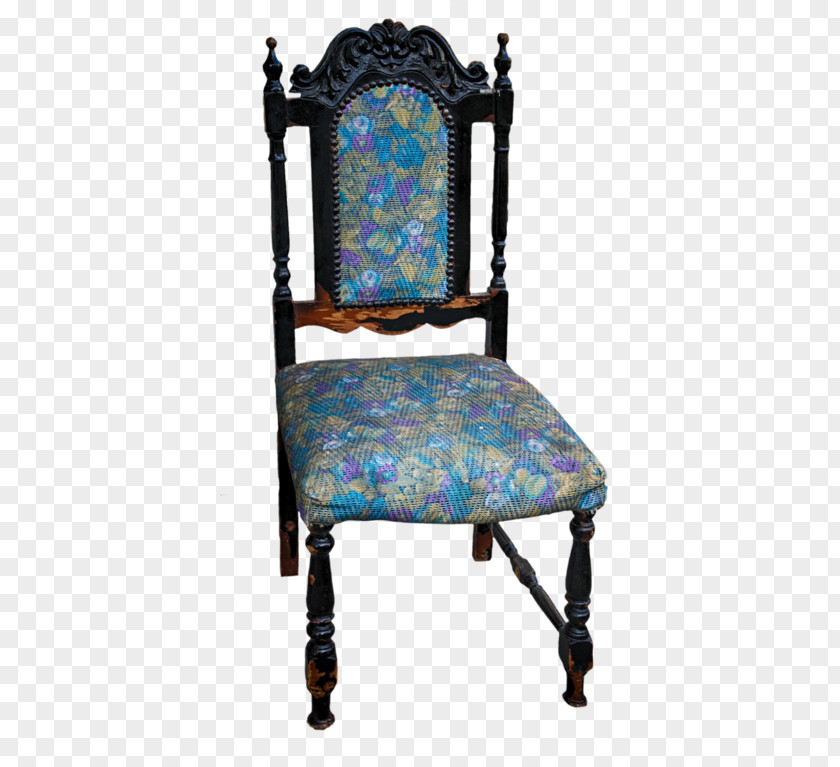 Old Chair Office Antique Purple Used Good PNG