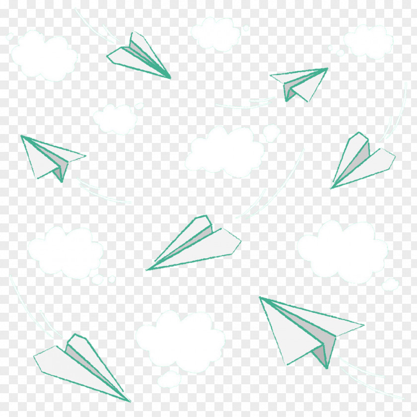 Background Paper Airplane Plane Origami PNG