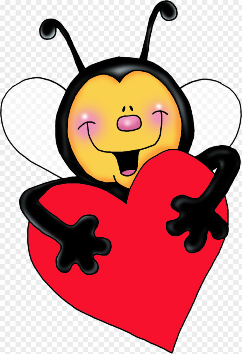 Bee Clip Art Heart Illustration Drawing PNG