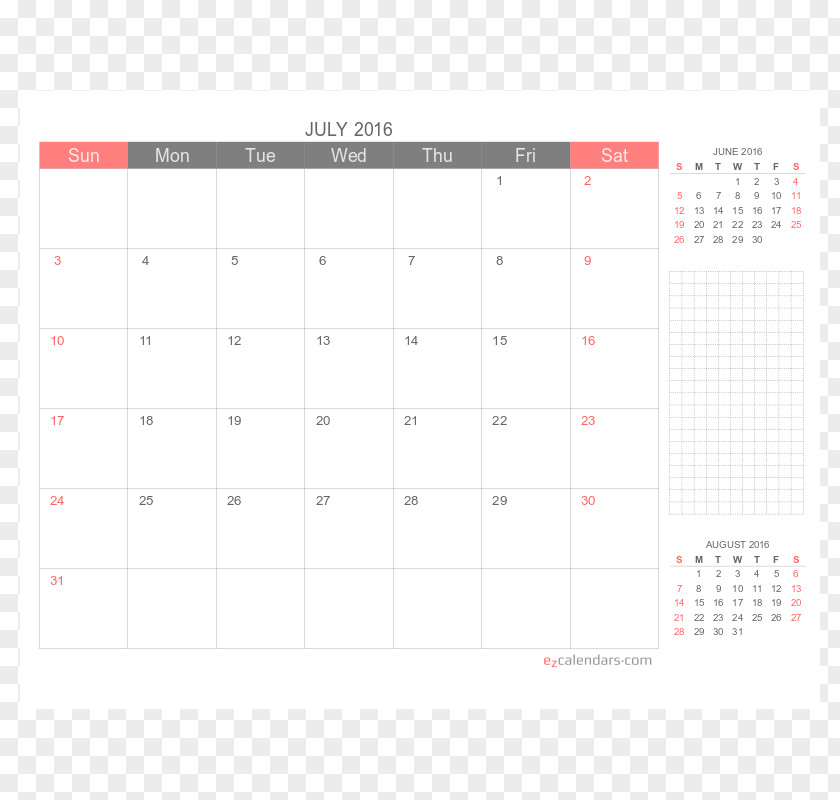 Calendar Design Pattern PNG