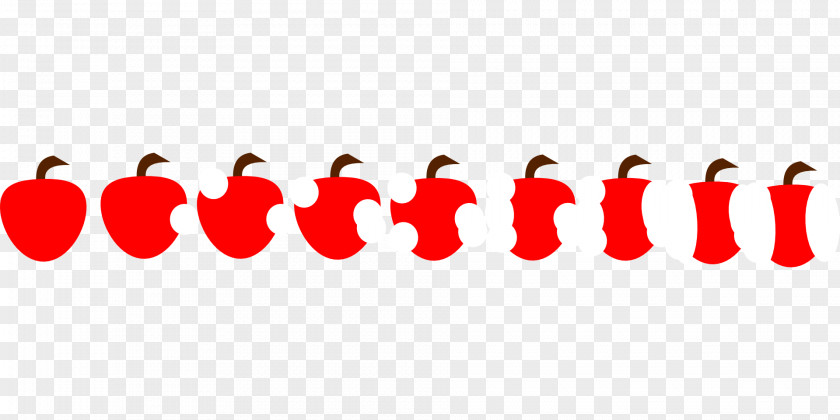 Evolution Of Red Apple Eating Clip Art PNG