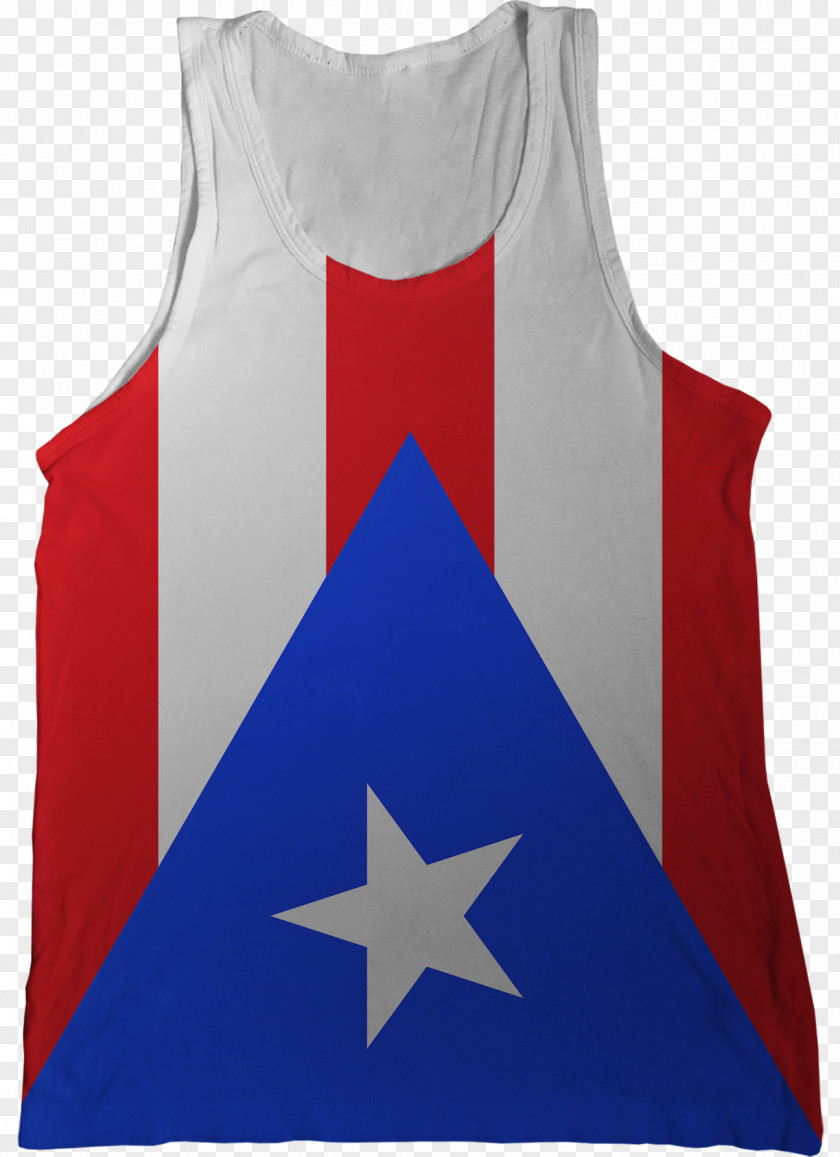 Flag Of Puerto Rico T-shirt Sleeveless Shirt PNG