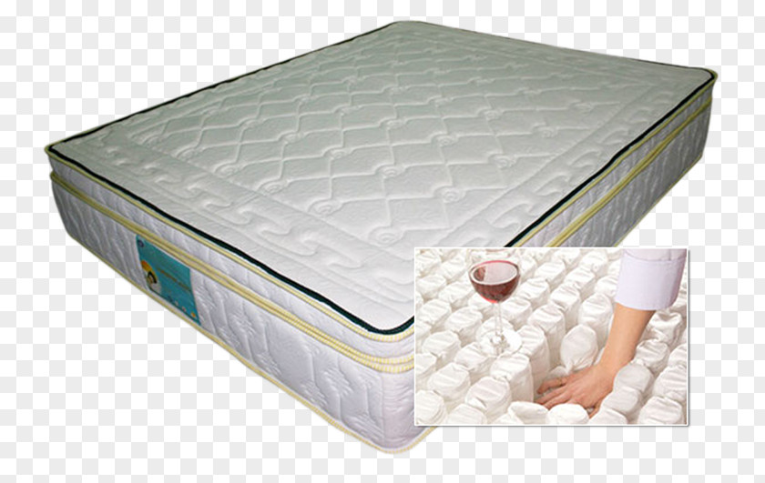 Mattress Box-spring Bed Memory Foam PNG