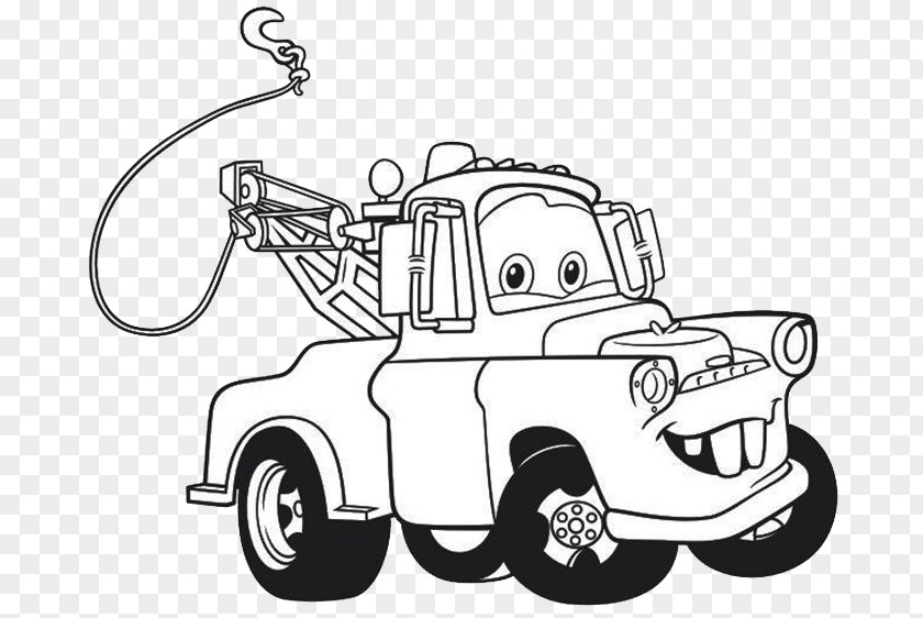 Mcqueen 95 Lightning McQueen Mater Drawing Cars Coloring Book PNG