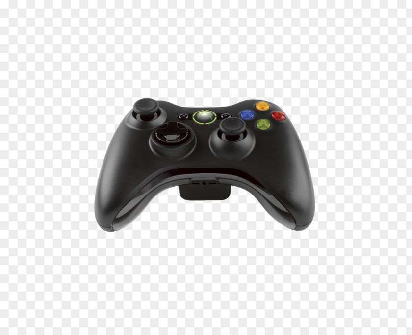 Microsoft Xbox 360 Controller One Black Game Controllers PNG