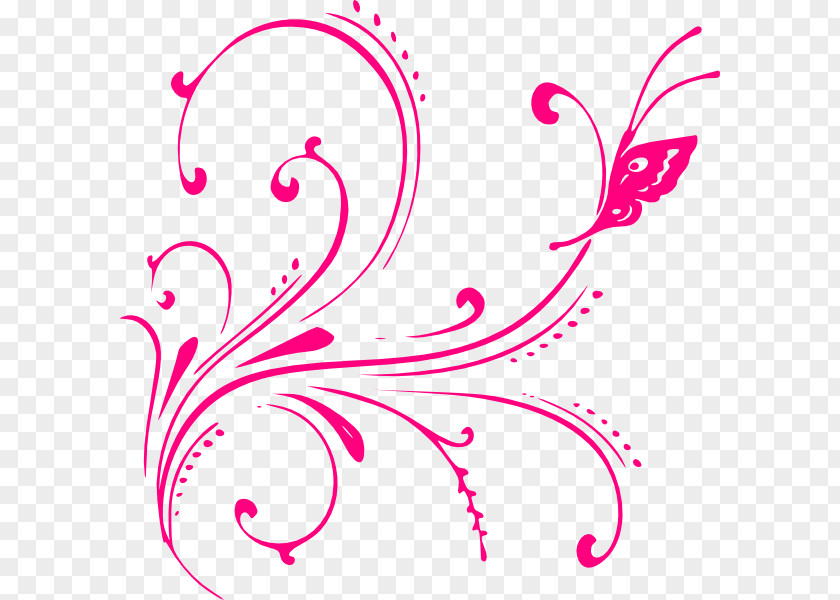 Cliparts Design Pink Butterfly Paper Clip Art PNG