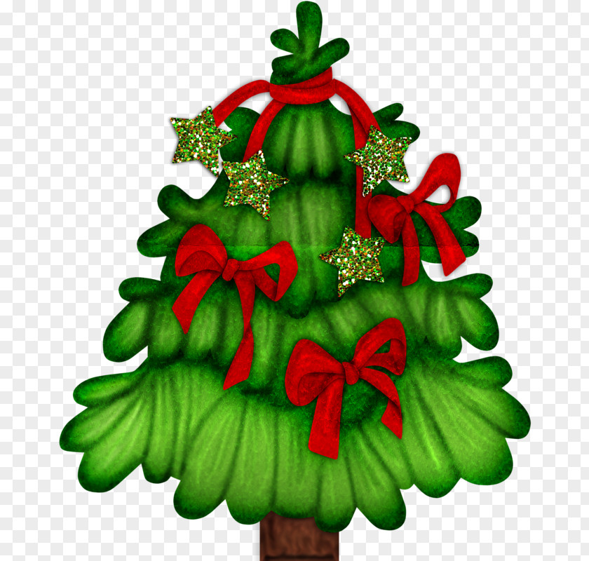 Evergreen Holly Christmas Decoration Cartoon PNG