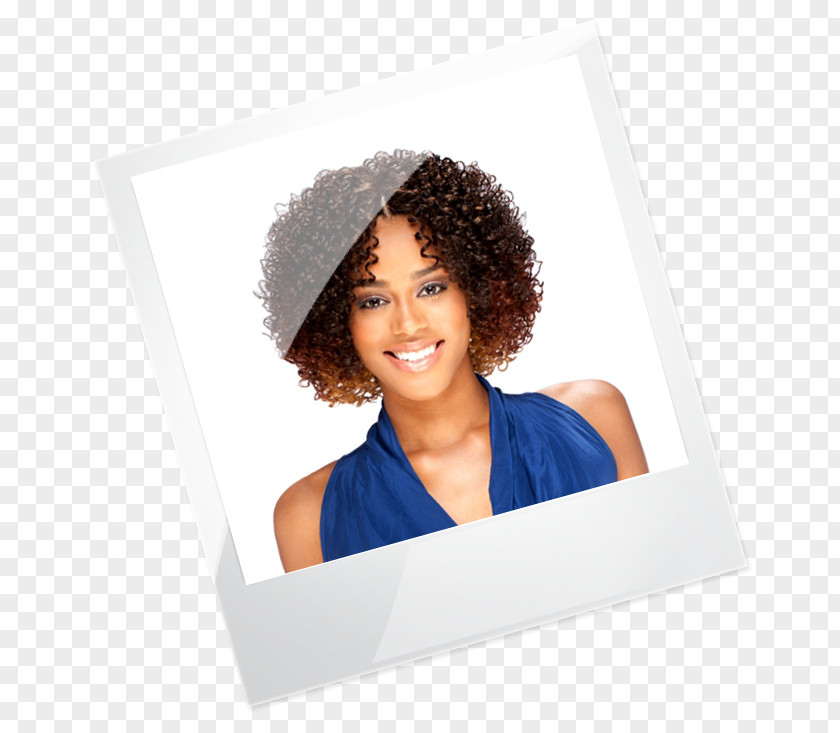 Hair Afro Coloring Jheri Curl Wig Black PNG