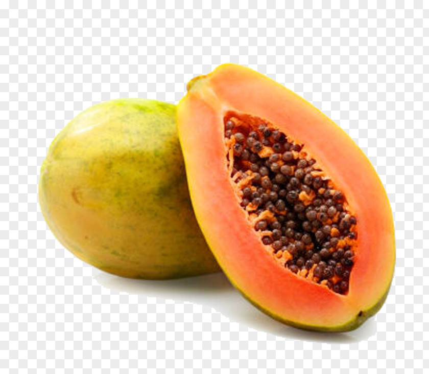 Papaya Fruit Juice Milk Bubble Tea Food PNG