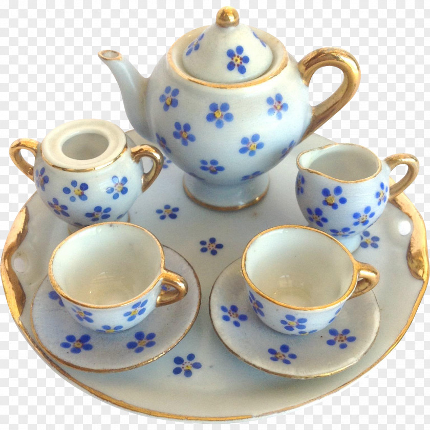 Teapot Tea Tableware Saucer Coffee Cup Ceramic PNG