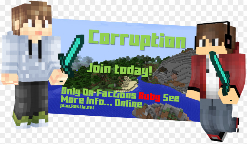 Word Minecraft Advertising PNG