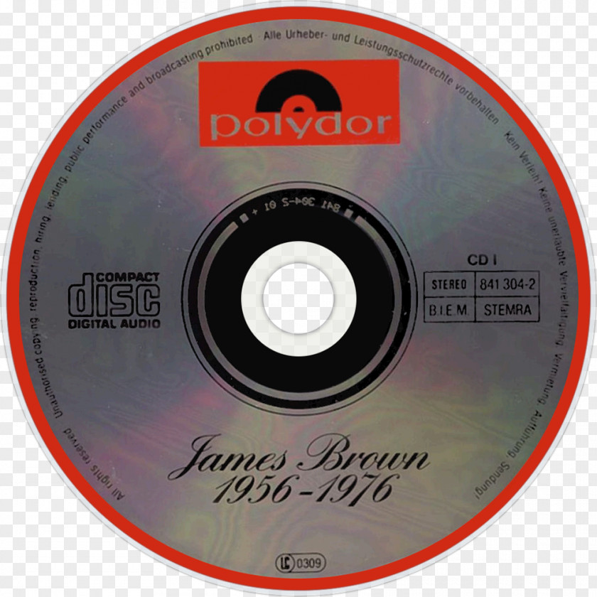 James Brown Compact Disc Computer Hardware Disk Storage PNG