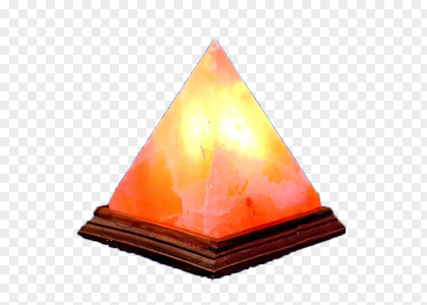 Salt Lamps Egyptian Pyramids Geometric Shape Light Fixture Geometry PNG