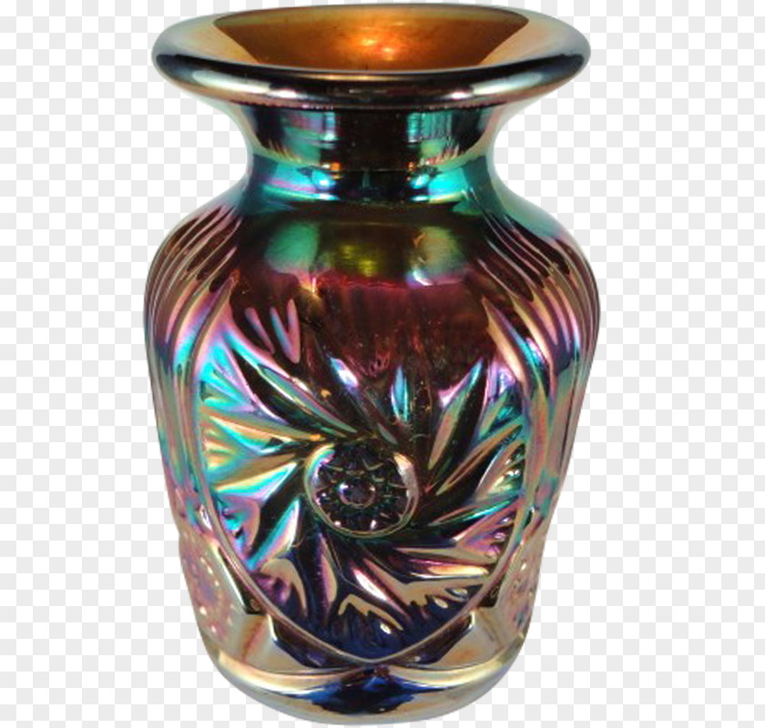 Vase Glass Cobalt Blue Urn PNG