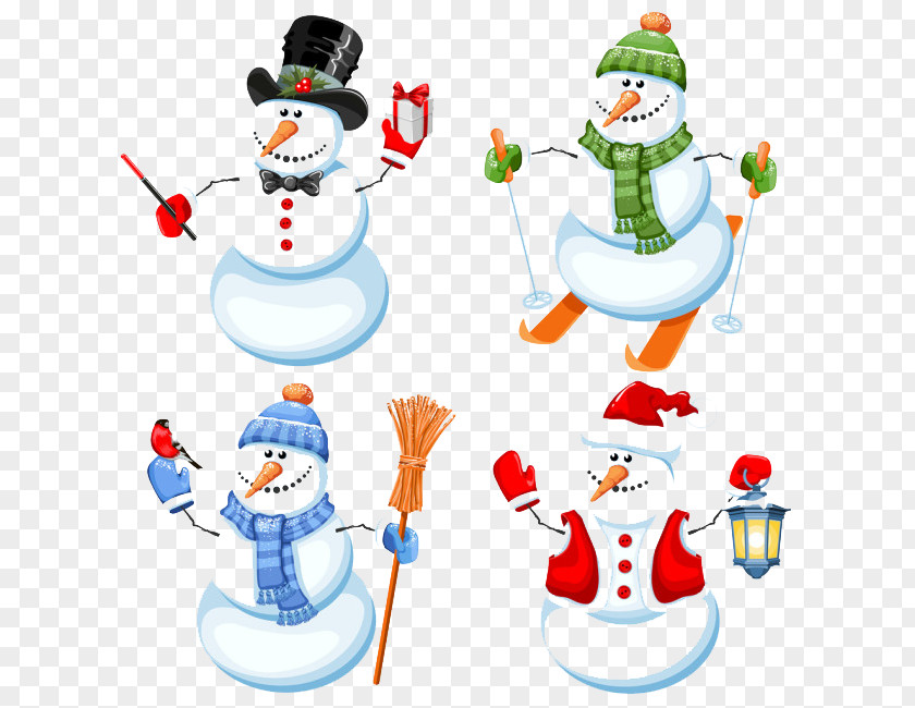 Christmas Snowman Royalty-free Clip Art PNG