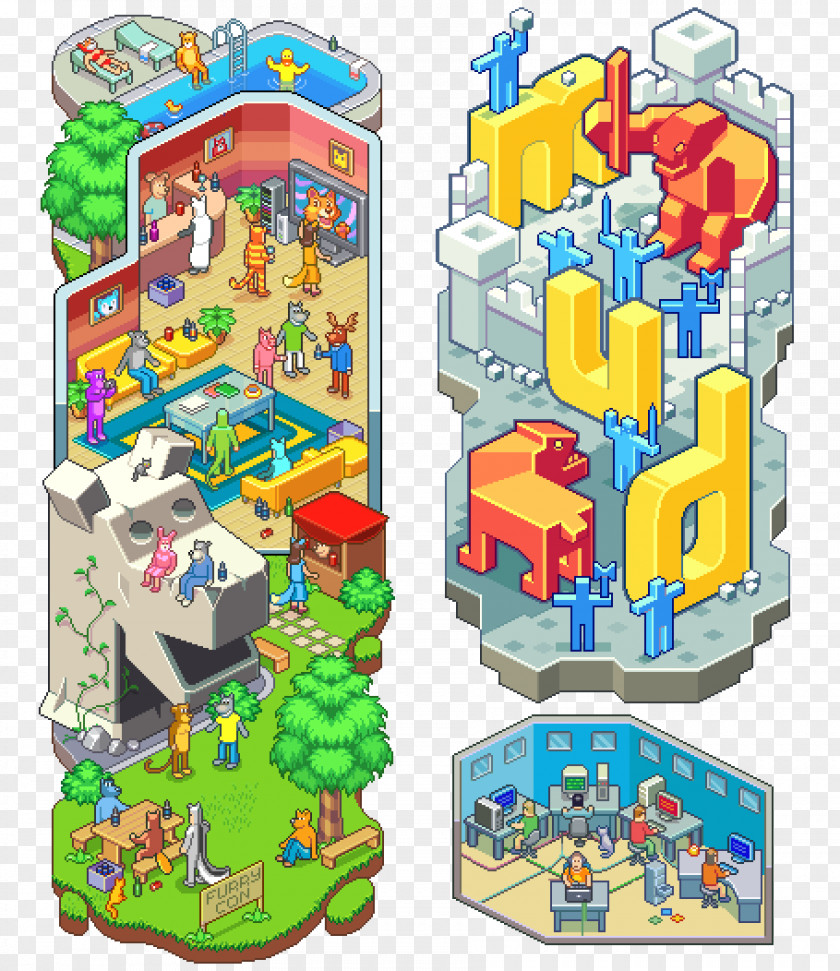 Pixel Art Illustration Design Video Games PNG