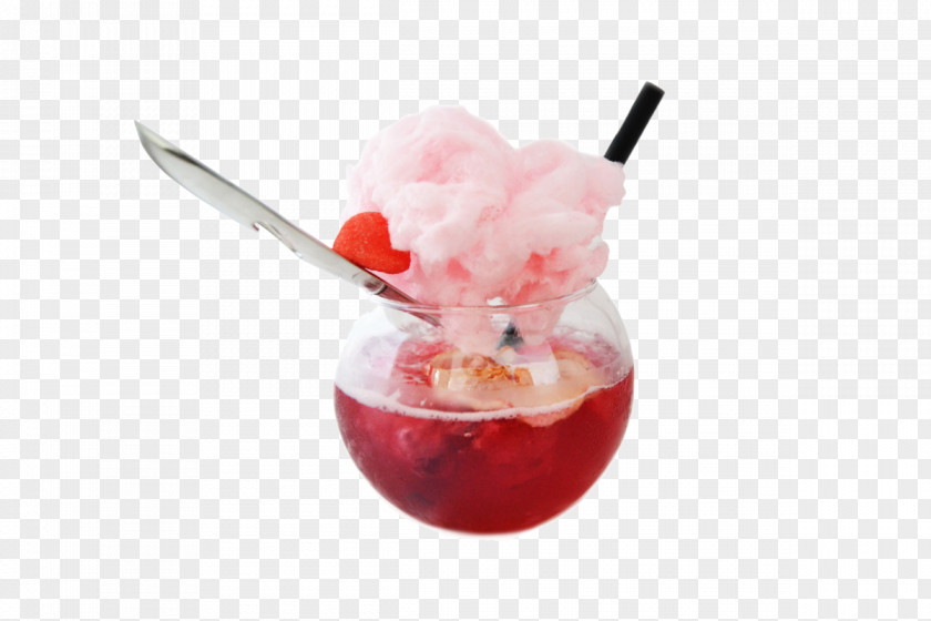 Cocktail Sundae Fizz Sorbet Carbonated Water PNG