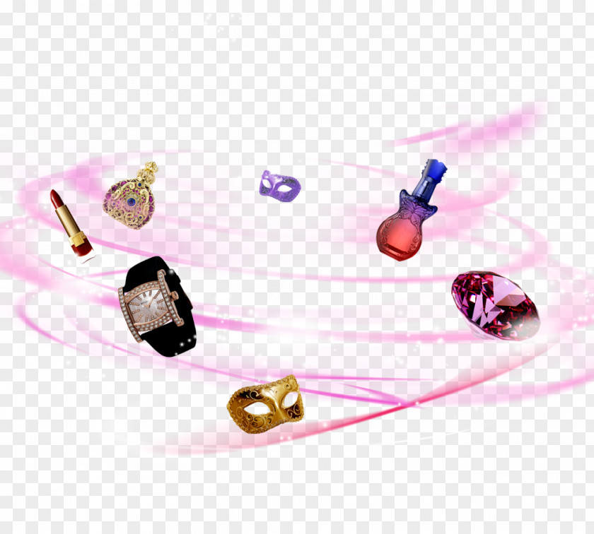 Perfume,Lipstick,diamond Perfume Lipstick Cosmetics PNG